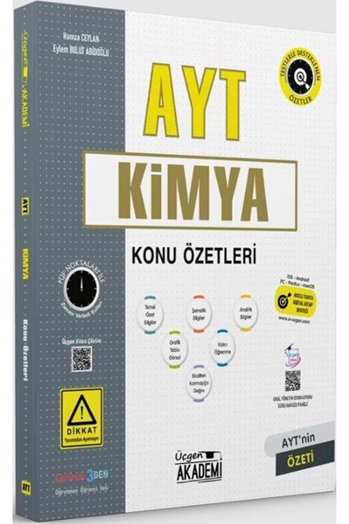 ÜÇGEN AKADEMİ AYT KİMYA - KONU ÖZETİ