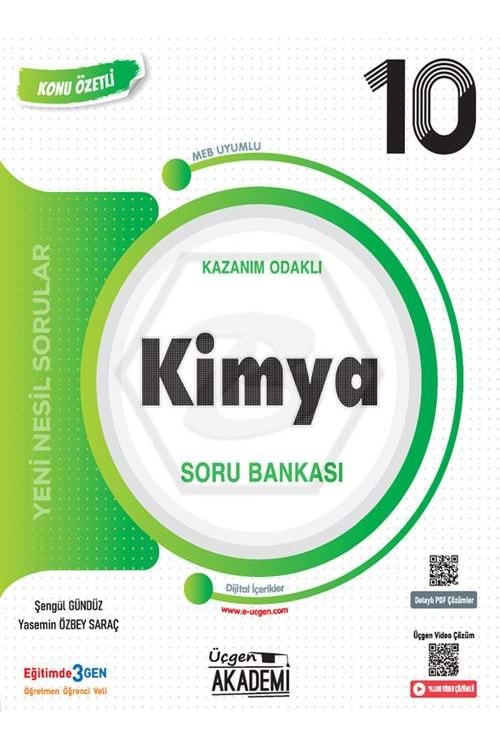 ÜÇGEN AKADEMİ 10.SINIF - KONUNUN ÖZÜ - KİMYA - KÖSB