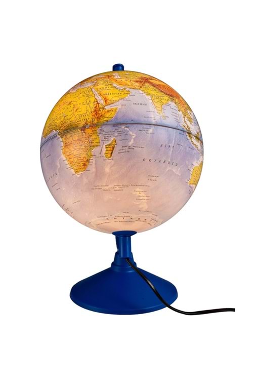 GÜRBÜZ 30CM ( FİZİKİ - SİYASİ ) KÜRE IŞIKLI