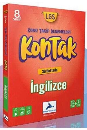 PARAF 8.SINIF İNGİLİZCE 36 LI KONTAK DENEME (KONU TAKİP DENEMELERİ)