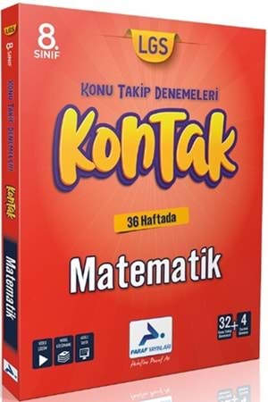 PARAF 8.SINIF MATEMATİK 36 LI KONTAK DENEME (KONU TAKİP DENEMELERİ)