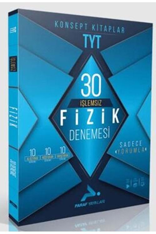 PARAF TYT İŞLEMSİZ FİZİK 30 DENEME