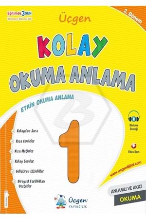 ÜÇGEN 1.SINIF - KOLAY OKUMA ANLAMA - 2. DÖNEM - 2025