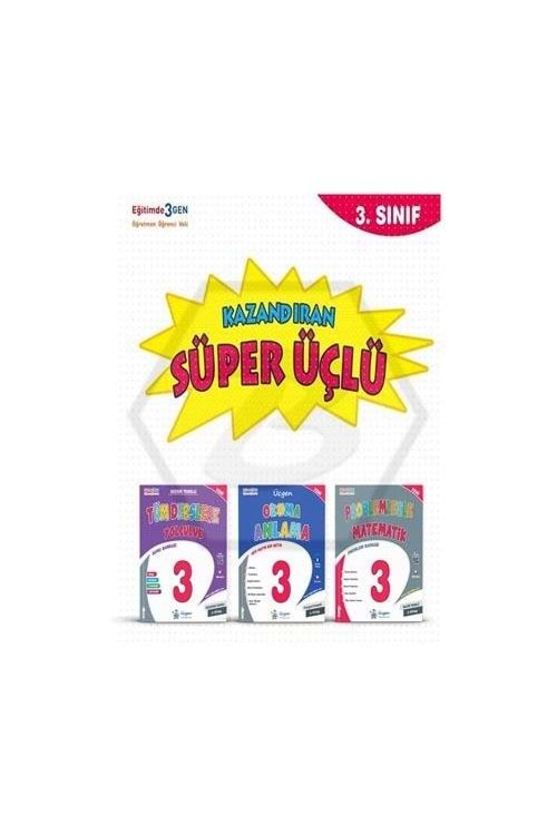 ÜÇGEN 3.SINIF - SÜPER ÜÇLÜ - KAZANDIRAN KİTAPLAR SETİ -