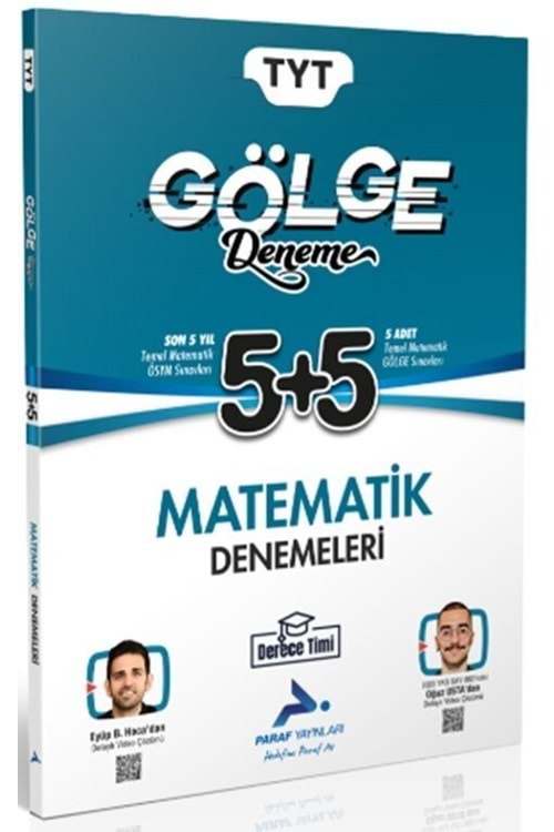 PARAF DERECE TİMİ TYT MATEMATİK GÖLGE DENEME 5+5