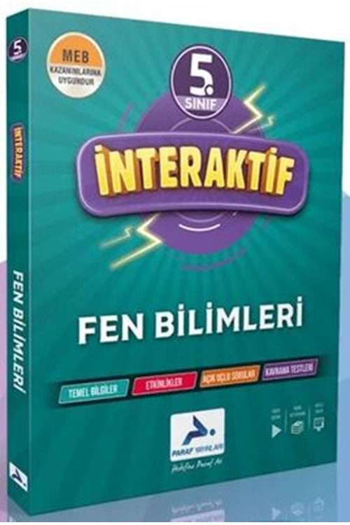 PARAF 5.SINIF İNTERAKTİF FEN BİLİMLERİ SORU BANKAS