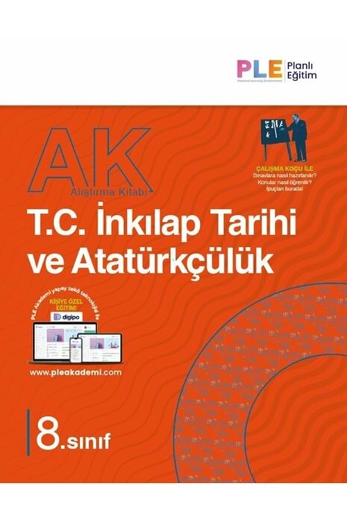 PLE YAYINLARI 8.Sınıf İnkılap Tarihi Alıştırma Kitabı