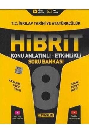 8. SINIF HİBRİT T.C. İNKILAP TARİHİ VE ATATÜRKÇÜLÜK SORU BANKASI