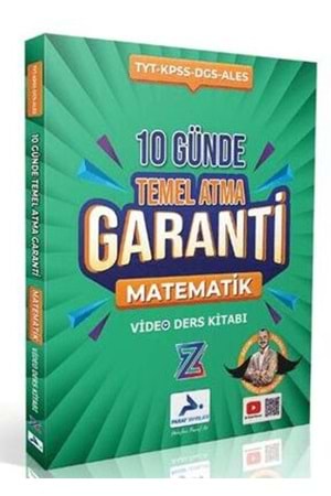 PARAF Z TAKIM MATEMATİK-10 GÜNDE TEMEL ATMA GARANTİ