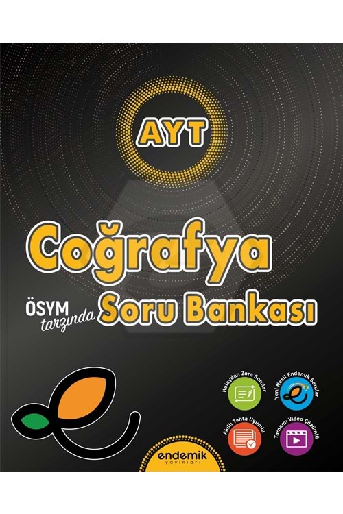 ENDEMİK AYT COĞRAFYA SORU BANKASI - 2024