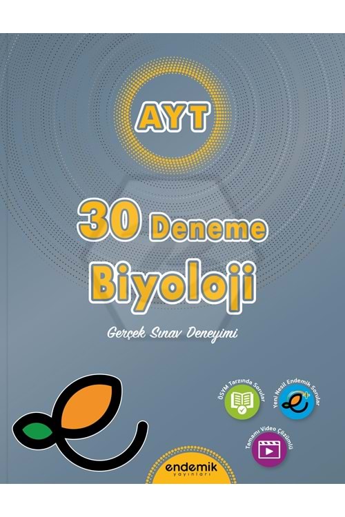 ENDEMİK AYT BİYOLOJİ 30' LU DENEME SINAVI - 2024