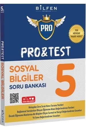 BİLFEN 5.SINIF PRO&TEST SOSYAL BİLGİLERİ SORU BANKASI YENİ MÜFREDAT