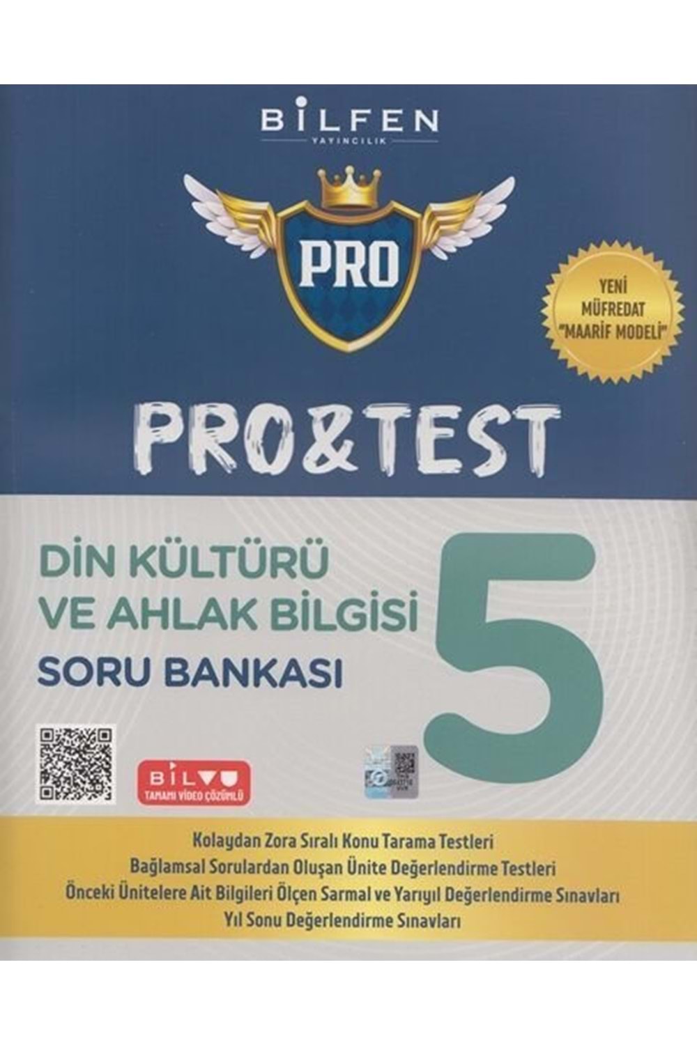 BİLFEN 5.SINIF PRO&TEST DİN KÜLTÜRÜ VE AHLAK BİLGİSİ SORU BANKASI YENİ MÜFREDAT