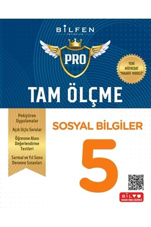 BİLFEN 5.SINIF TAM ÖLÇME PRO SOSYAL BİLGİLERİ SORU BANKASI YENİ MÜFREDAT