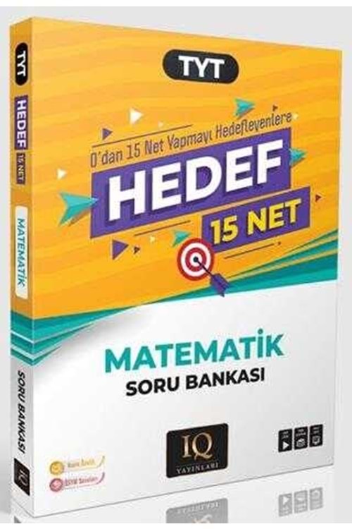 IQ TYT MATEMATİK HEDEF 15 SORU BANKASI