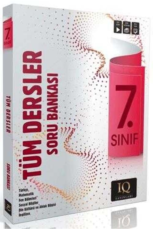 IQ YAYINLARI 7.SINIF TÜM DERSLER SORU BANKASI