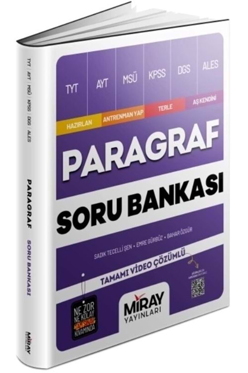 MİRAY TYT PARAGRAF SORU BANKASI