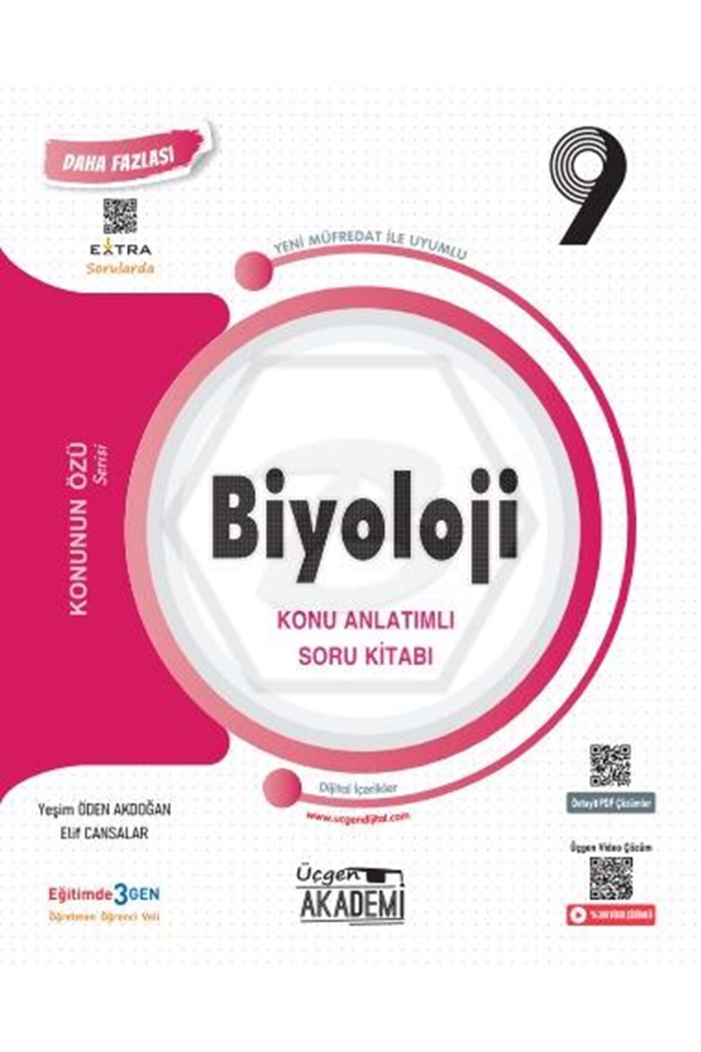 ÜÇGEN AKADEMİ 9.SINIF KONUNUN ÖZÜ - BİYOLOJİ - KÖSB - 2024