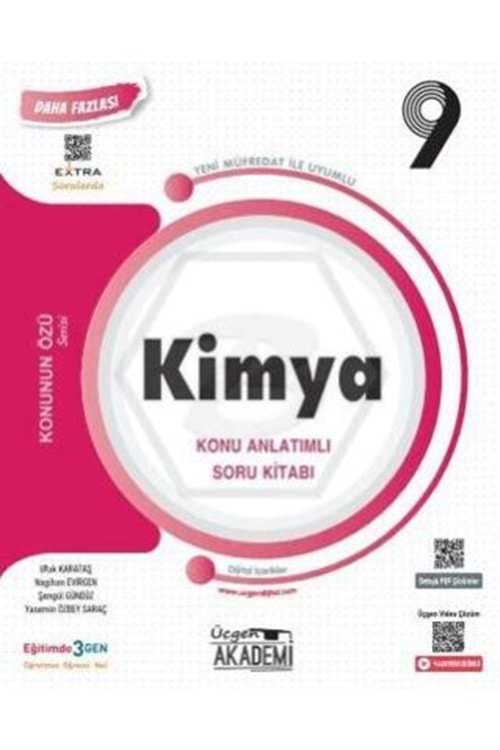 ÜÇGEN AKADEMİ 9.SINIF KONUNUN ÖZÜ - KİMYA - KÖSB - 2024