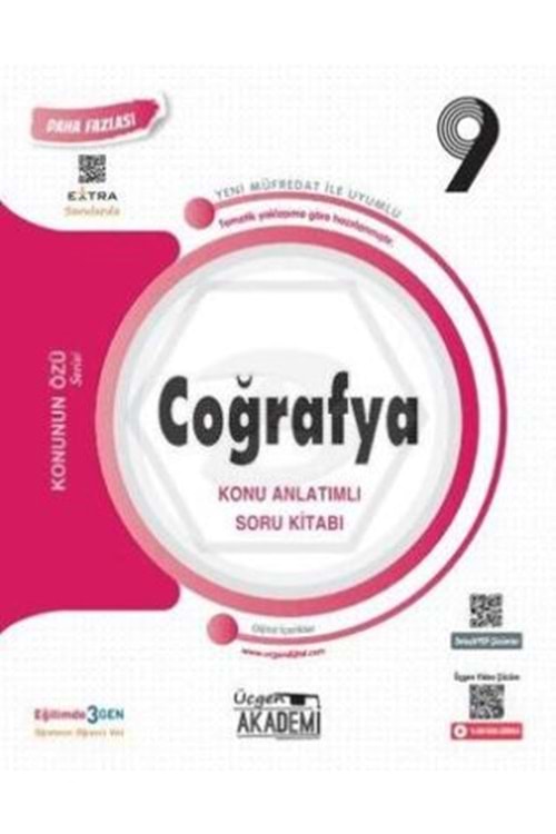 ÜÇGEN AKADEMİ 9.SINIF KONUNUN ÖZÜ - COĞRAFYA - KÖSB - 2024