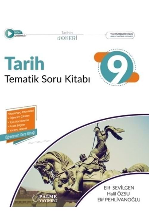 PALME 9.SINIF JOKER TARİH TEMATİK SORU KİTABI