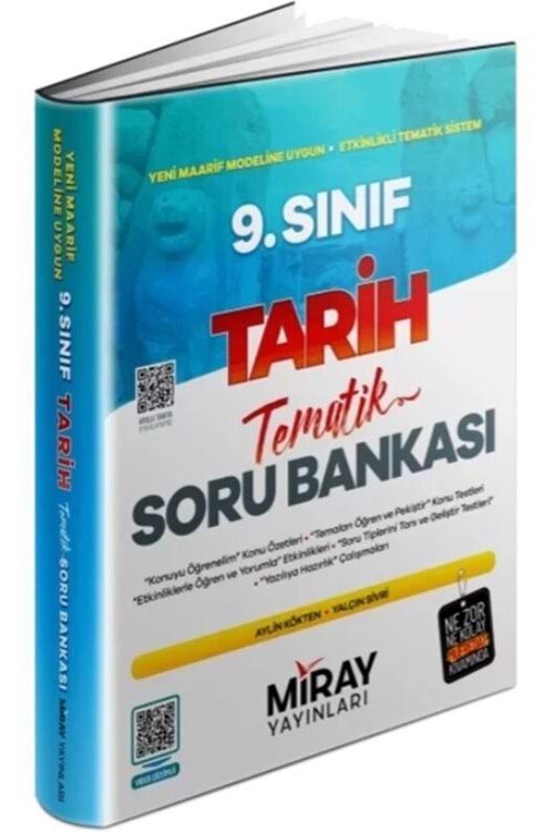 MİRAY 9.SINIF TARİH TEMATİK KONU ÖZETLİ SORU BANKASI