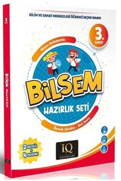 IQ YAYINLARI 3.SINIF BİLSEM HAZIRLIK SETİ