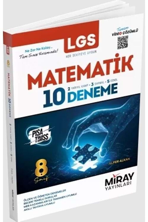 Miray 8. Sınıf Matematik 10 Deneme