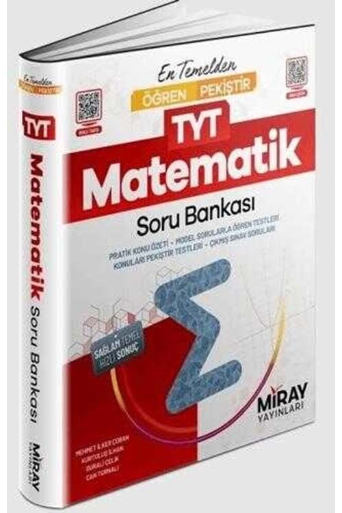 MİRAY ÖĞREN PEKİŞTİR TYT MATEMATİK KONU ÖZETLİ SORU BANKASI