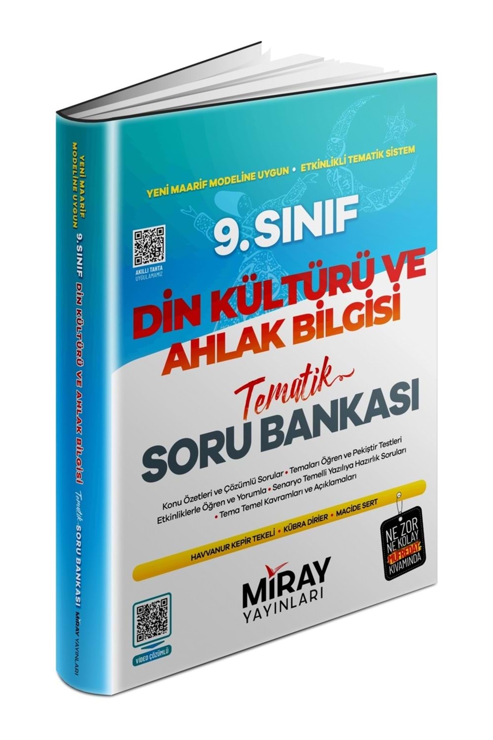 MİRAY 9.SINIF DİN KÜLTÜRÜ VE AHLAK BİLGİSİ TEMATİK KONU ÖZETLİ SORU BANKASI