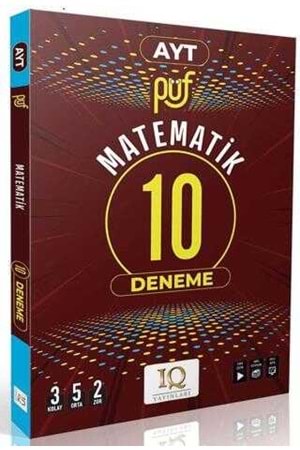 IQ PÜF AYT MATEMATİK 10 BRANŞ DENEMESİ