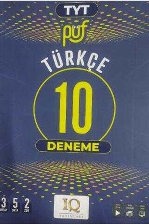 IQ PÜF TYT TÜRKÇE 10 BRANŞ DENEMESİ