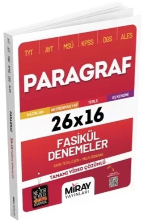 Miray TYT Paragraf 16 Deneme