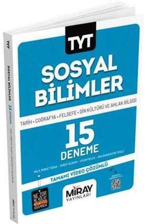 Miray TYT Sosyal Bilimler 15 Deneme