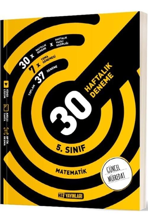 HIZ 5.SINIF MATEMATİK HAFTALIK DENEME