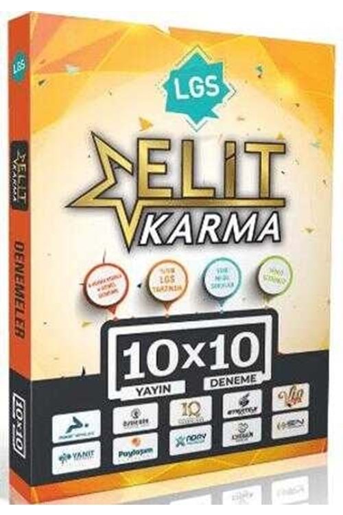 ELİT KARMA 8.SINIF LGS KARMA 10 x 10 DENEME