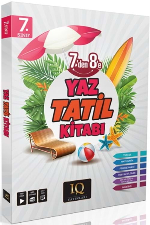IQ 7 DEN 8 E YAZ TATİL KİTABI