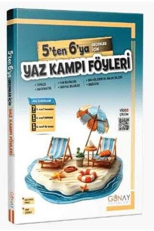 GÜNAY 5.SINIF 5'TEN 6'YA GEÇENLER İÇİN BUMERANG YAZ KAMPI FÖYLERİ