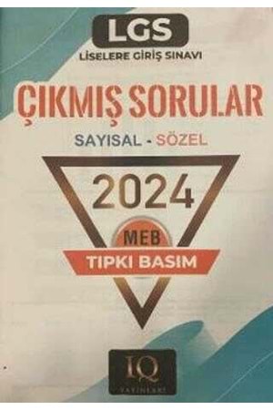 IQ TIPKI BASIM LGS ÇIKMIŞ SORULAR-2024