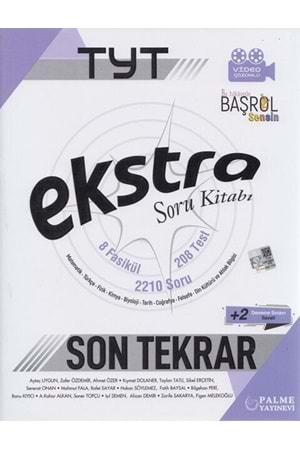 PALME TYT TÜM DERSLER EKSTRA SON TEKRAR SORU BANKASI