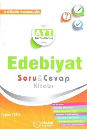 PALME AYT EDEBİYAT SORU&CEVAP KİTABI