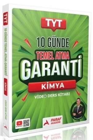 PARAF AKADEMİ TYT KİMYA 10 GÜNDE TEMEL ATMA GARANTİ SORU BANKASI